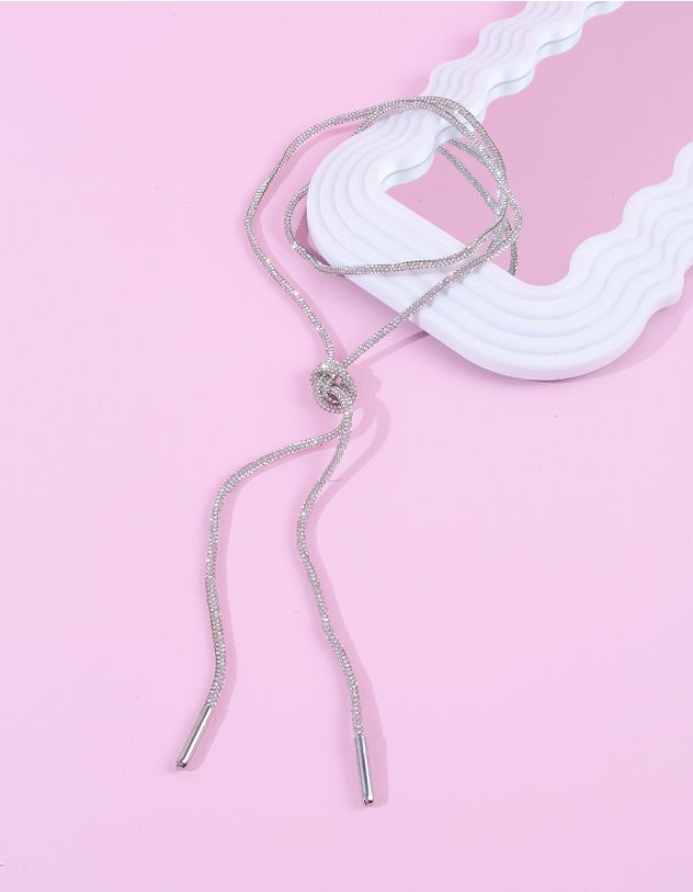 Підвіска на шию довга зі страз | 262050-01-XX - A-SHOP