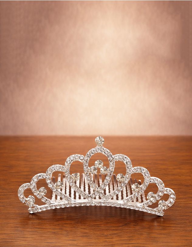 Діадема заколка для волосся зі стразами | 265999-05-XX - A-SHOP