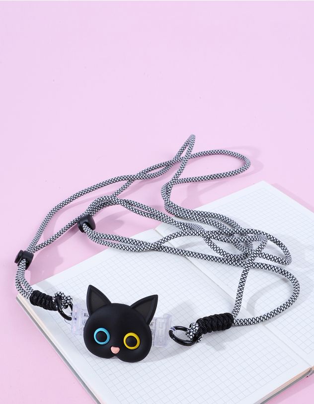 Підвіска на телефон з котиком | 262171-02-XX - A-SHOP