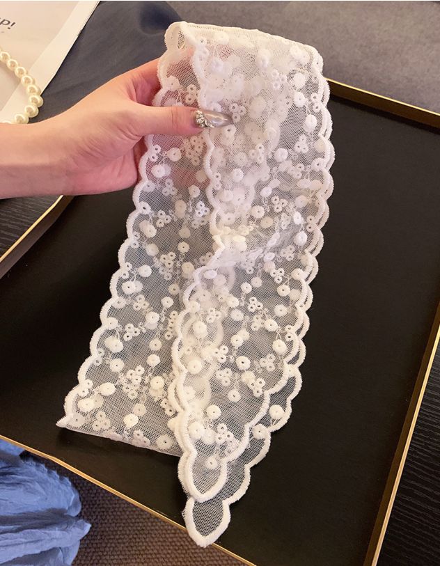 Твіллі з мережива у квітку | 266228-01-XX - A-SHOP