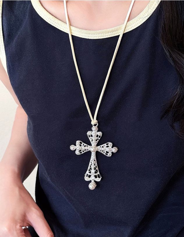 Підвіска на шию з хрестом | 267495-01-XX - A-SHOP