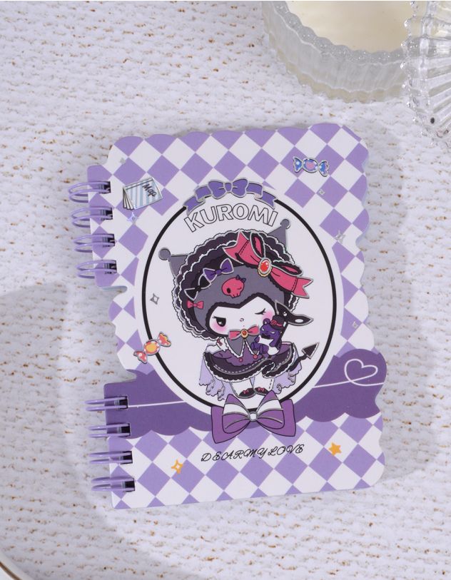 Блокнот у лінію з принтом персонажа аніме Куромі | 262147-01-XX - A-SHOP