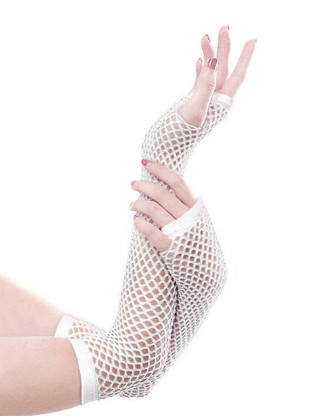 Рукавиці мітенки високі у сітку | 255371-01-XX - A-SHOP