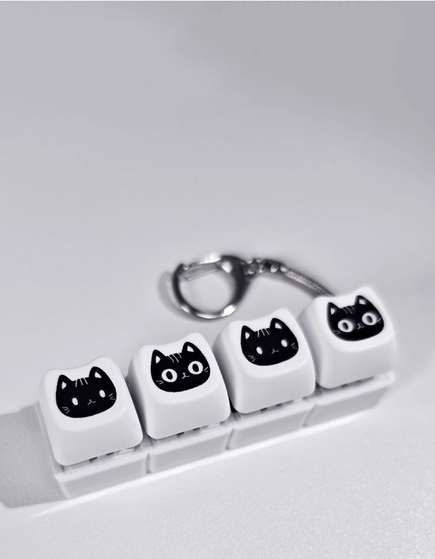 Брелок гра з принтом кота | 268967-01-XX - A-SHOP