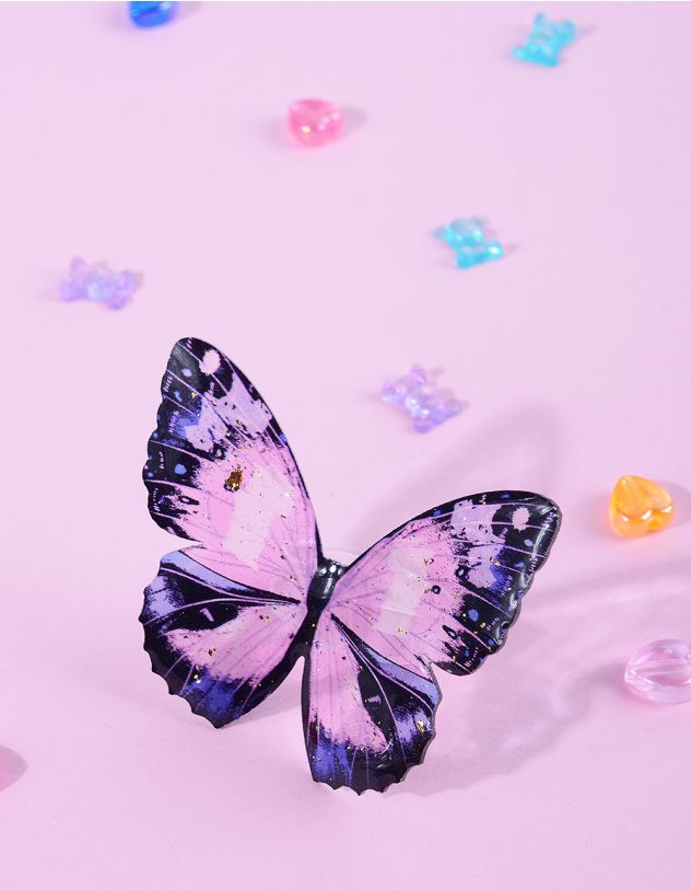 Кільце пластикове у вигляді метелика | 266407-71-38 - A-SHOP