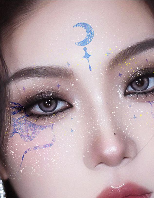 Тату тимчасове на обличчя у вигляді метелика | 266227-13-XX - A-SHOP