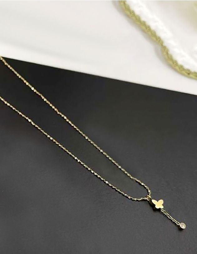 Підвіска на шию з кулоном у вигляді метелика | 268506-04-XX - A-SHOP