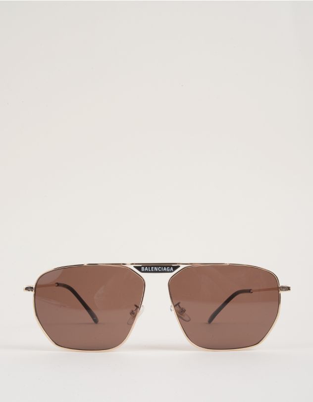 Окуляри від сонця шестикутники з тонкими дужками | 265020-12-XX - A-SHOP