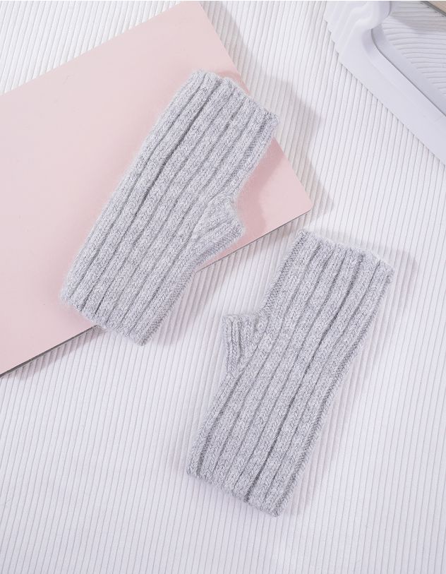 Мітенки в рубчик | 264738-29-XX - A-SHOP