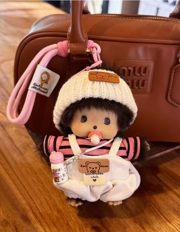 Брелок у вигляді ляльки Monchhichi | 265997-44-XX - A-SHOP