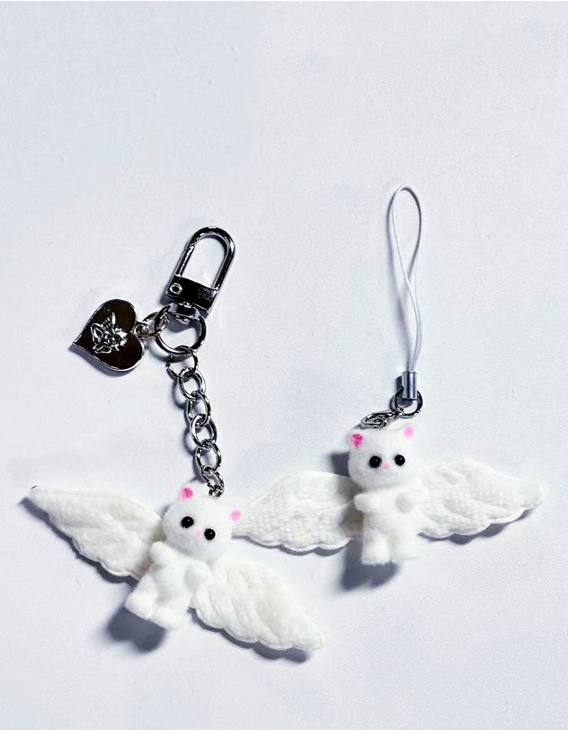 Брелок у вигляді котика з крилами | 267280-01-XX - A-SHOP