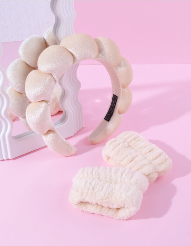 Обідок для волосся у комплекті з напульсниками | 260873-22-XX - A-SHOP