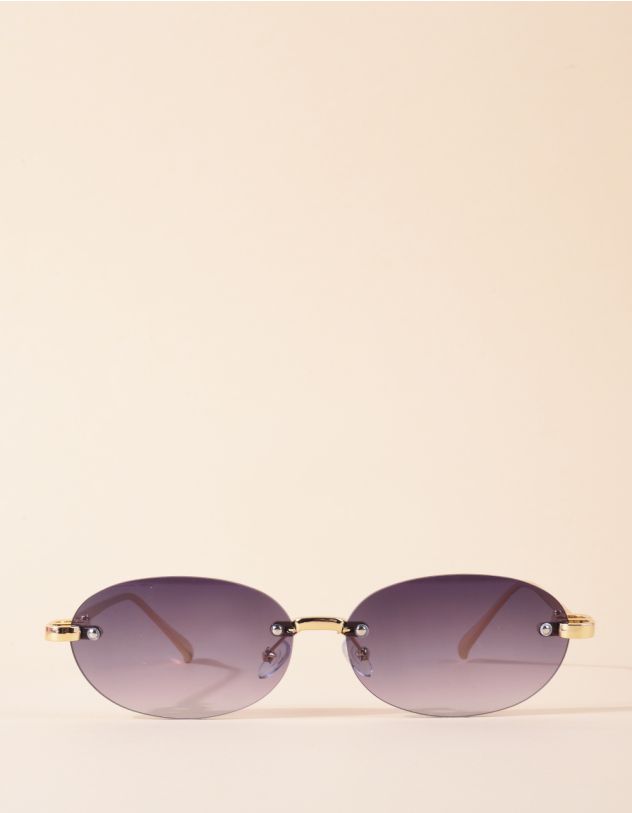 Окуляри від сонця круглі з тонкими дужками | 266490-16-XX - A-SHOP