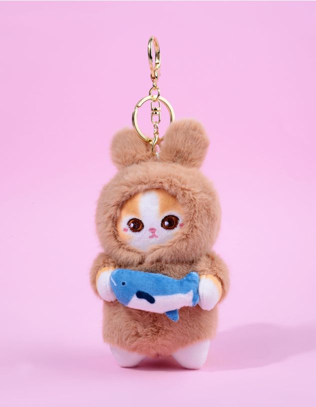 Брелок на сумку у вигляді котика | 267638-21-XX - A-SHOP