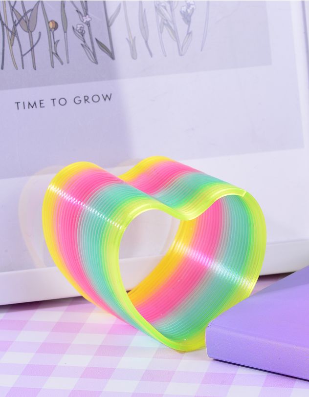 Пружинка веселка у формі серця | 237935-51-XX - A-SHOP