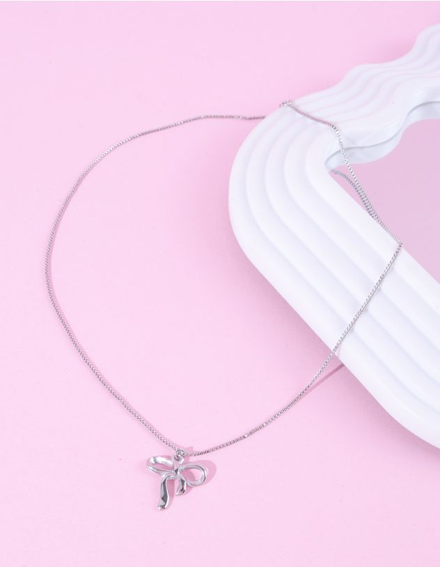 Підвіска на шию з кулоном у вигляді банта | 263677-05-XX - A-SHOP