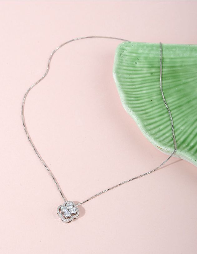 Підвіска на шию з кулоном у вигляді конюшини | 258727-06-XX - A-SHOP