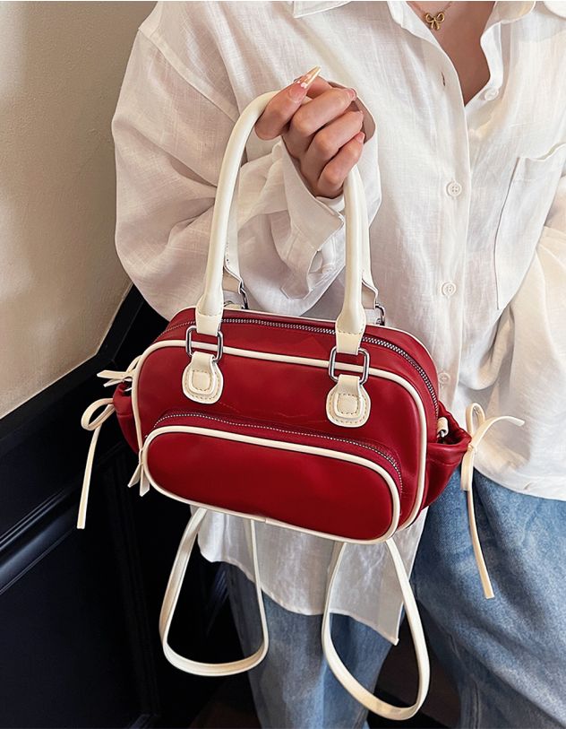 Сумка рюкзак з бантом на кишені | 265099-15-XX - A-SHOP