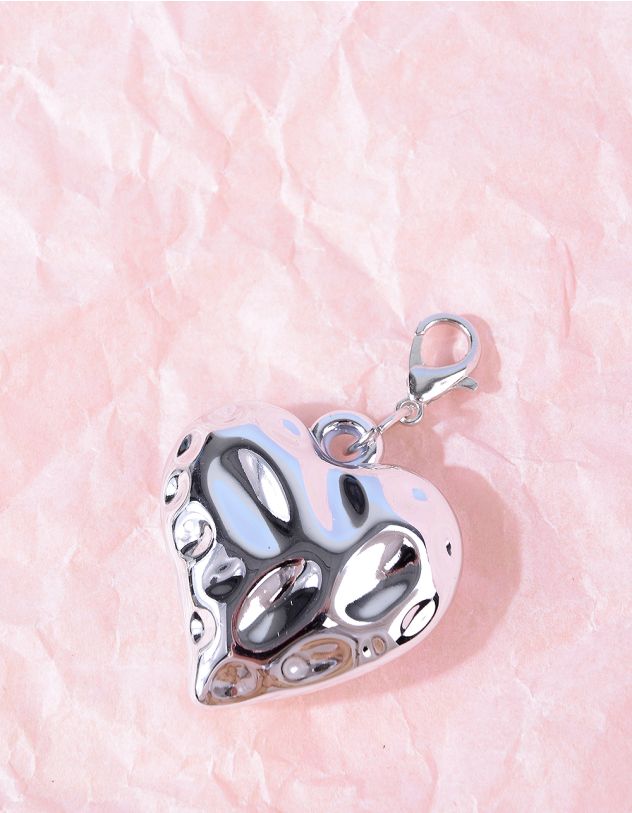 Підвіска прикраса для взуття у вигляді серця | 267408-05-XX - A-SHOP