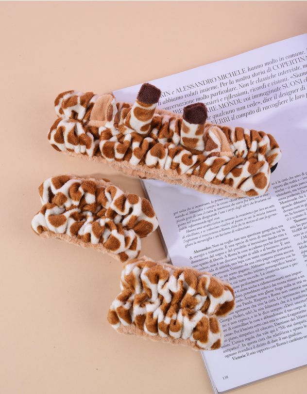 Комплект із напульсників та косметичної пов'язки з вушками та ріжками | 263281-22-XX - A-SHOP