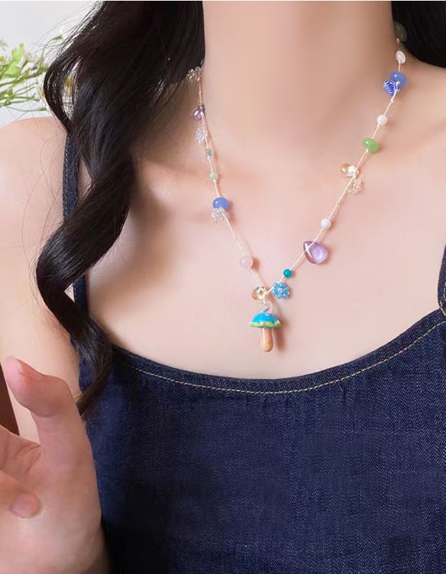 Підвіска на шию з кулоном у вигляді гриба | 265156-18-XX - A-SHOP