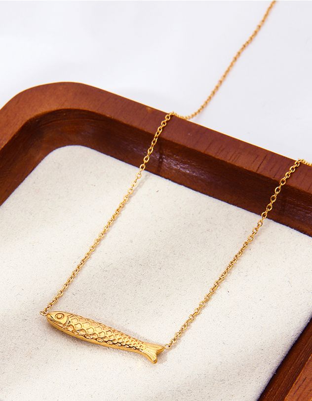 Підвіска на шию з кулоном у вигляді рибки | 266606-04-XX - A-SHOP