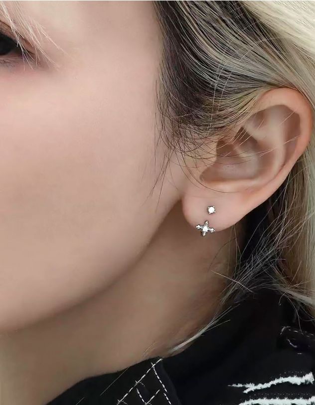 Сережки з хрестом | 264895-05-XX - A-SHOP