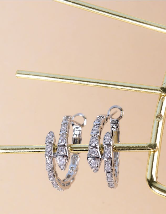 Сережки у вигляді змії | 268770-05-XX - A-SHOP