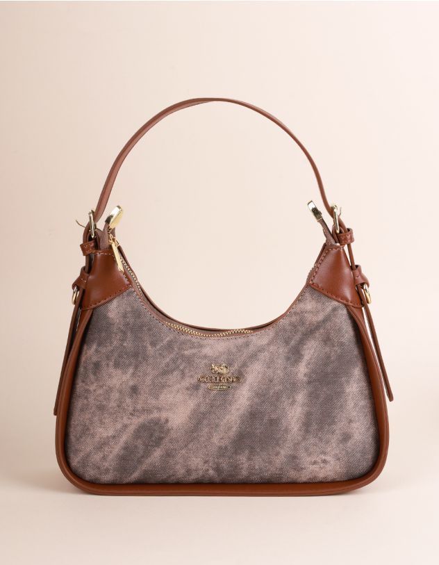 Сумка багет на плече з фурнітурою | 265922-33-XX - A-SHOP