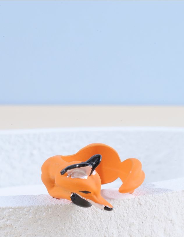 Кільце із пластику у вигляді лисички | 264698-26-35 - A-SHOP