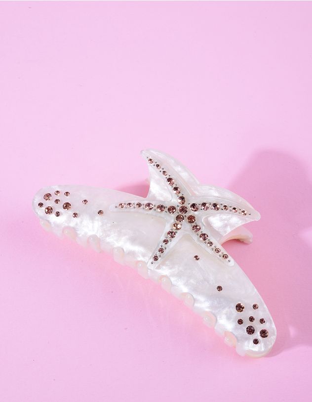 Заколка для волосся крабік декорована стразами | 264550-01-XX - A-SHOP