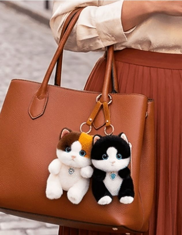 Брелок на сумку у вигляді котика | 268919-21-XX - A-SHOP
