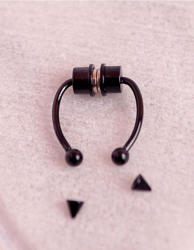 Сережка обманка з магнітом | 252882-02-XX - A-SHOP