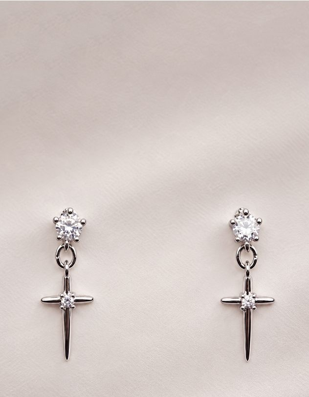 Сережки з хрестами | 269325-05-XX - A-SHOP