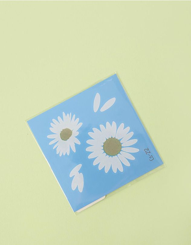 Татуювання тимчасове з зображенням ромашок | 251320-01-XX - A-SHOP