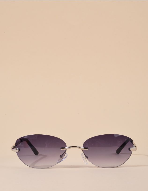 Окуляри сонцезахисні вузькі з тонкими дужками | 262509-28-XX - A-SHOP