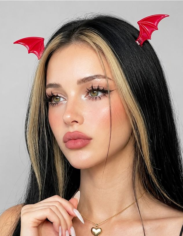 Заколка для волосся парна  вигляді крила кажана | 266171-15-XX - A-SHOP