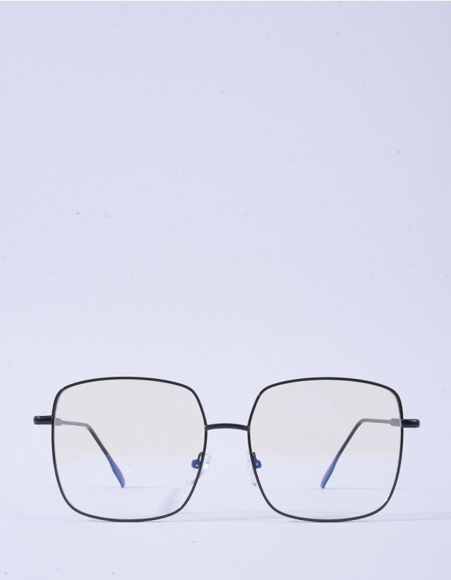 Окуляри квадратні oversize з прозорими лінзами | 263960-02-XX - A-SHOP