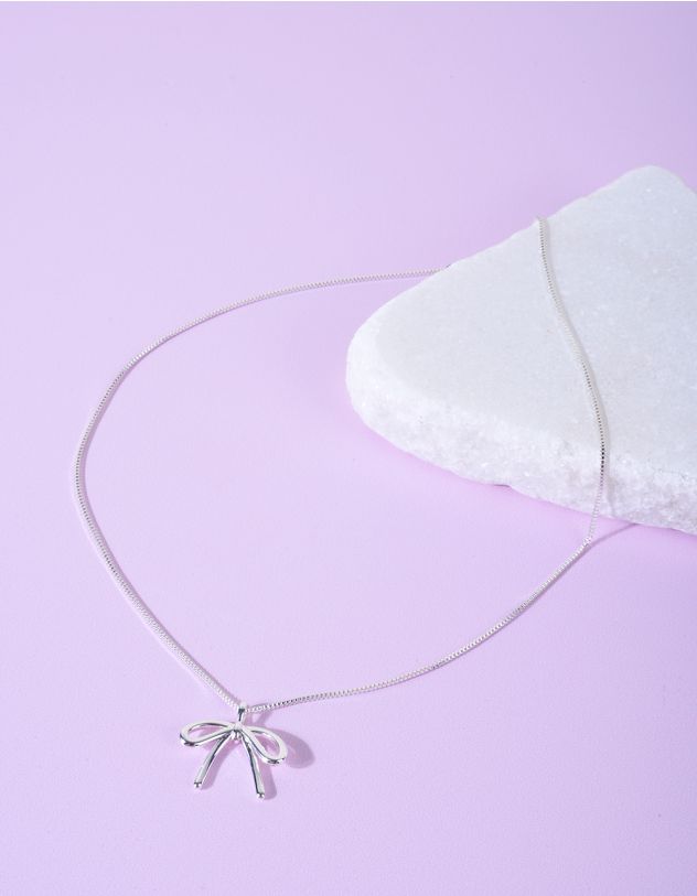 Підвіска на шию з кулоном у вигляді банта | 261026-05-XX - A-SHOP