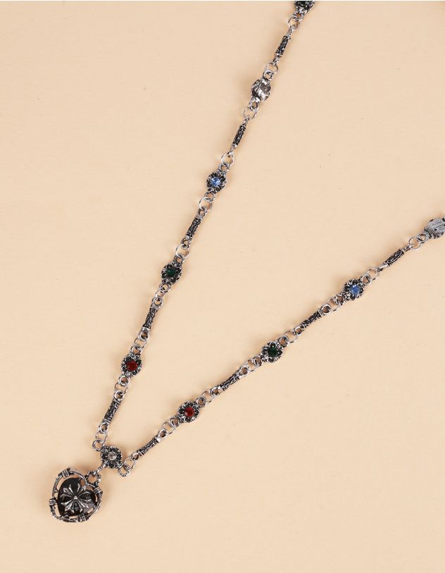 Підвіска на шию з кулоном у вигляді серця з хрестом | 266317-10-XX - A-SHOP