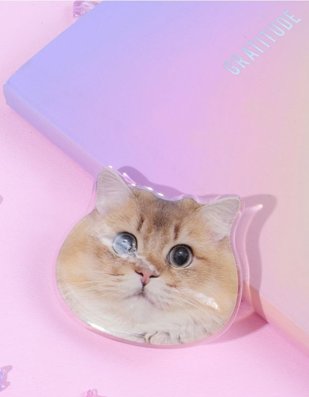 Попсокет для телефону з принтом котика | 261581-22-XX - A-SHOP