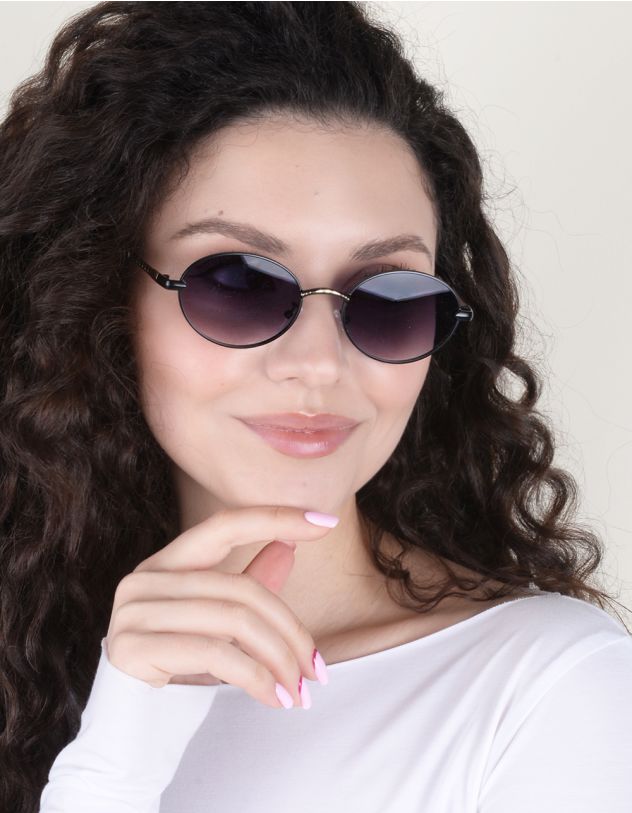 Окуляри сонцезахисні круглі | 262238-09-XX - A-SHOP