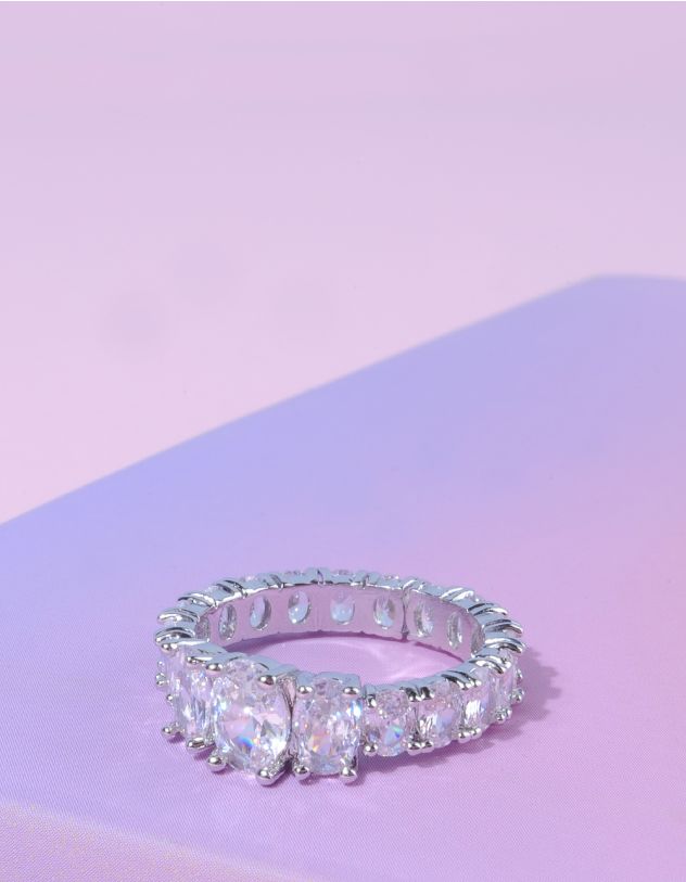 Кільце з кристалами | 264877-05-38 - A-SHOP