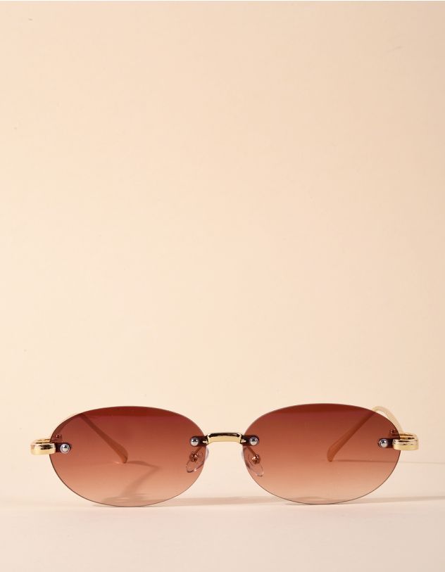 Окуляри від сонця круглі з тонкими дужками | 266490-34-XX - A-SHOP