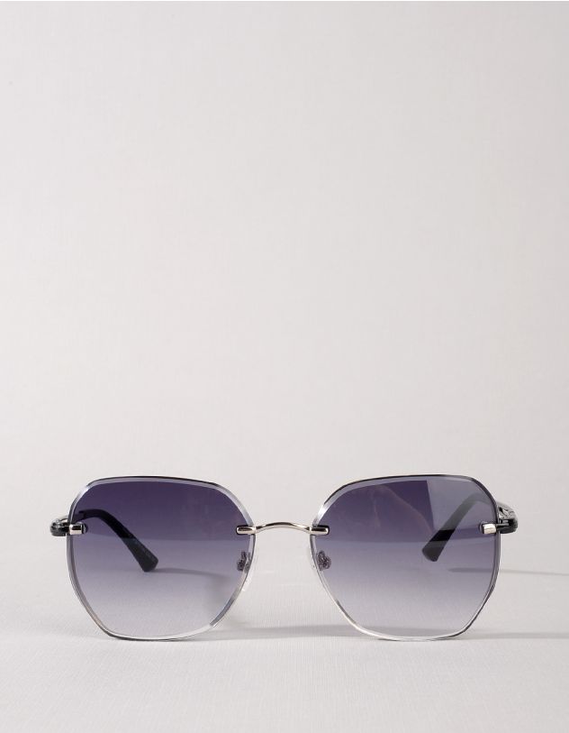 Окуляри від сонця шестикутники з перфорованими дужками | 258837-28-XX - A-SHOP