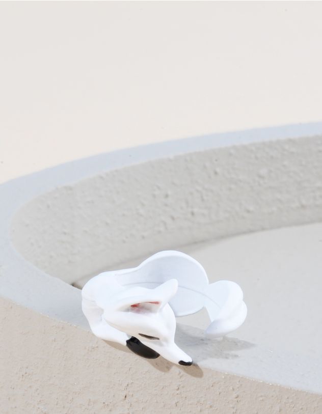 Кільце із пластику у вигляді лисички | 264698-01-35 - A-SHOP