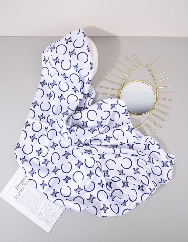 Хустка на шию з принтом | 265215-13-XX - A-SHOP