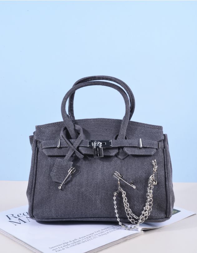 Сумка класична з ланцюжком та булавками | 262735-11-XX - A-SHOP
