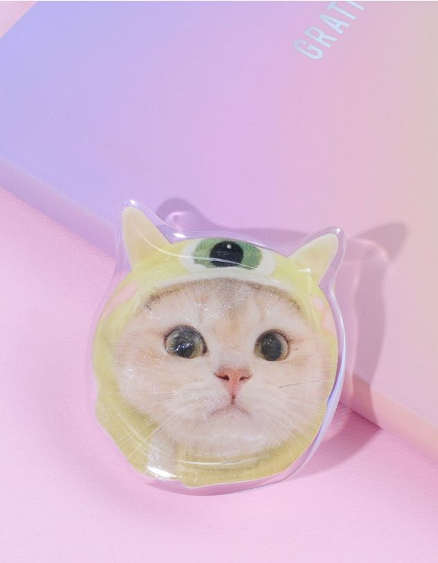Попсокет з принтом котика | 261580-19-XX - A-SHOP