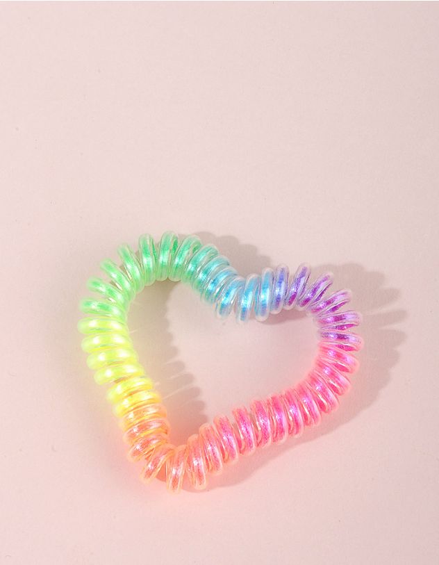 Резинка для волосся пружинка у формі серця | 256912-21-XX - A-SHOP